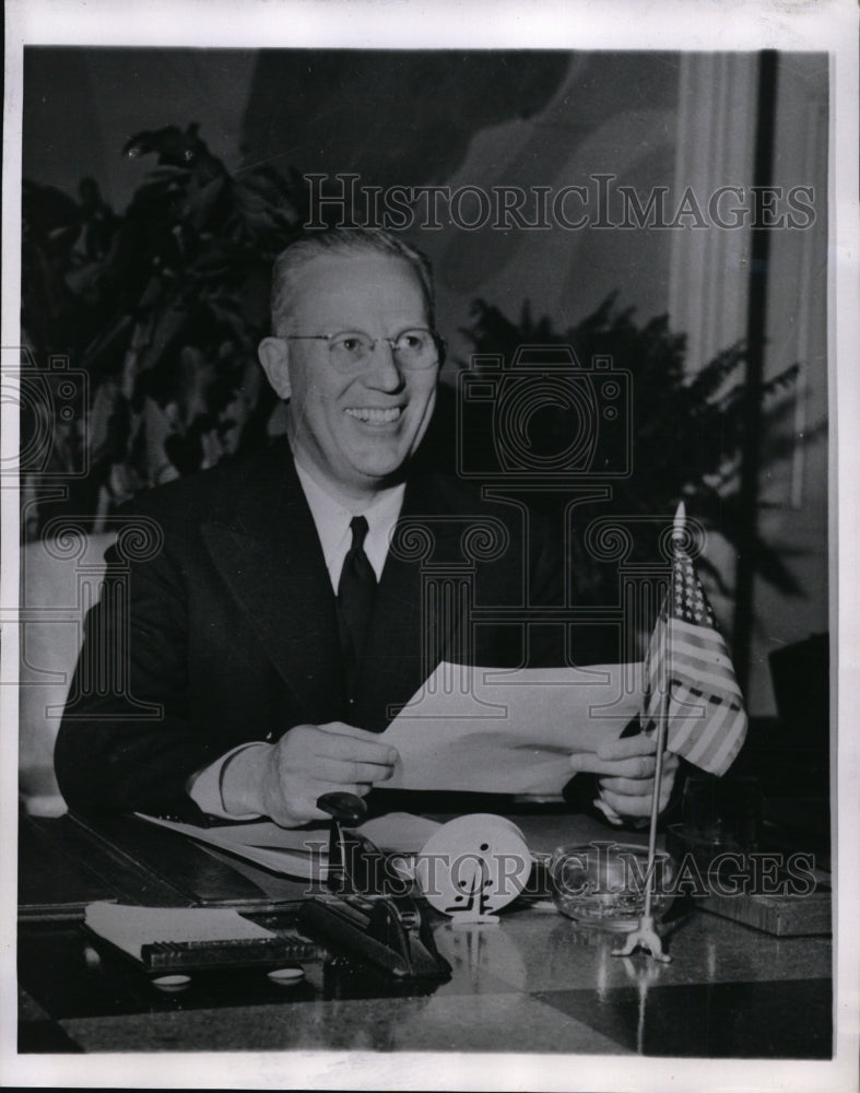 1952 Press Photo Gov. Earl Warren Rep. candidate for presidential nomination- Historic Images