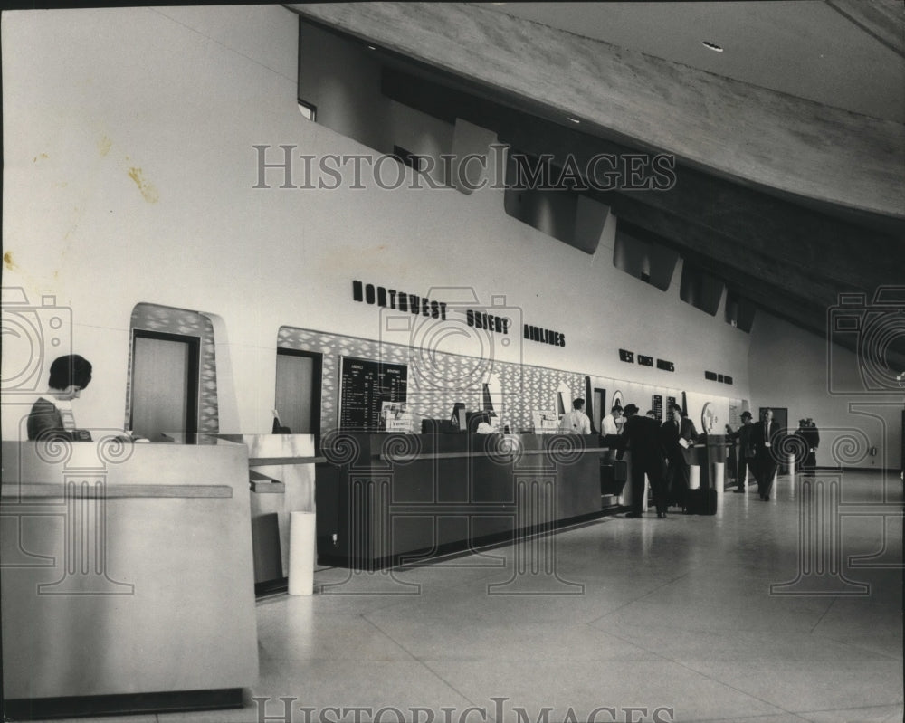 1965 Press Photo Spokane International Airport Terminal - spa28260- Historic Images