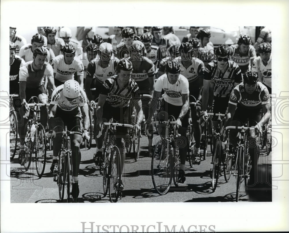 1988 Press Photo Bicycle Racing Olympic Trials - spa33680- Historic Images