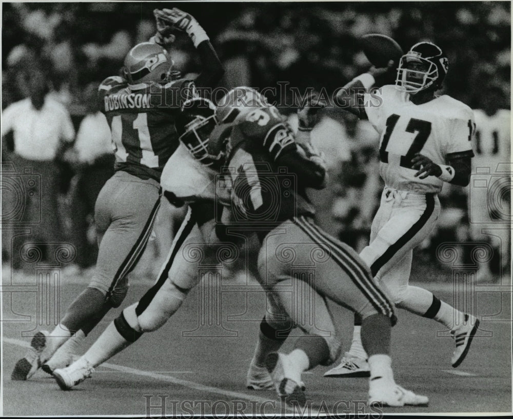 1990 Press Photo Football Pro Seattle Seahawks Action - spa33864- Historic Images