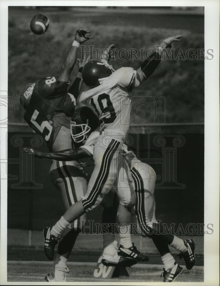 1990 Press Photo Football Eastern Washington University's Tony Lenseigne- Historic Images