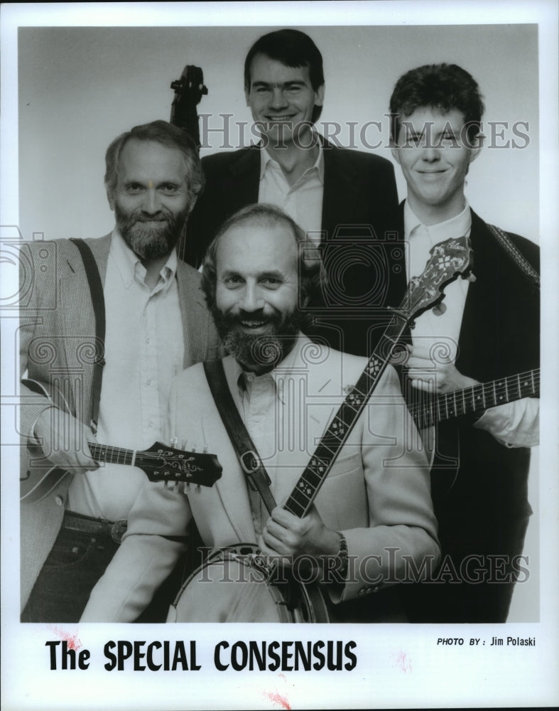 1988 Press Photo Greg Cahill and The Special Consensus bluegrass band.- Historic Images