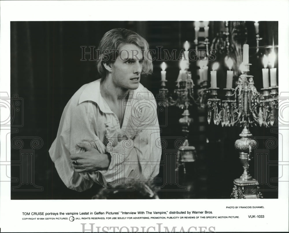 1994 Press Photo Tom Cruise in a scene from Interview with the Vampire.- Historic Images