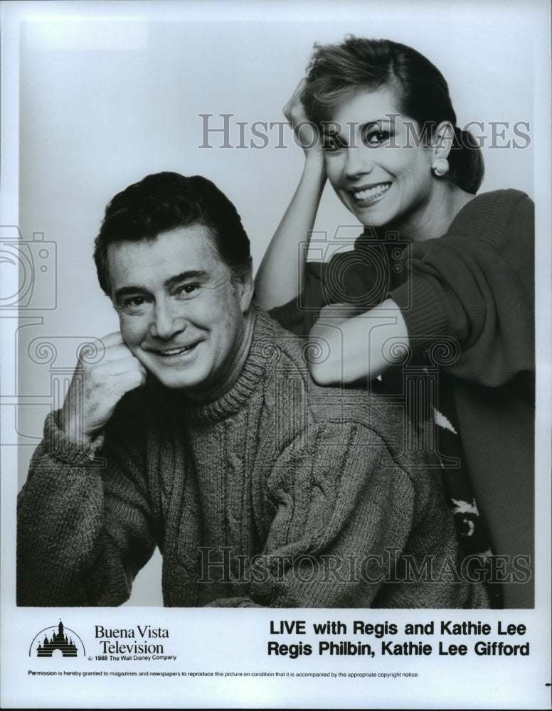 1988 Press Photo Regis and Kathie Lee Gifford - spp41227- Historic Images