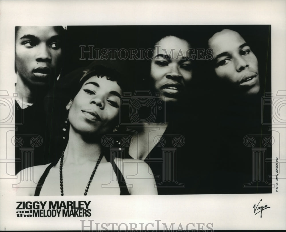 1991 Press Photo Ziggy Marley and &quot;The Melody Makers&quot; - spp44274- Historic Images