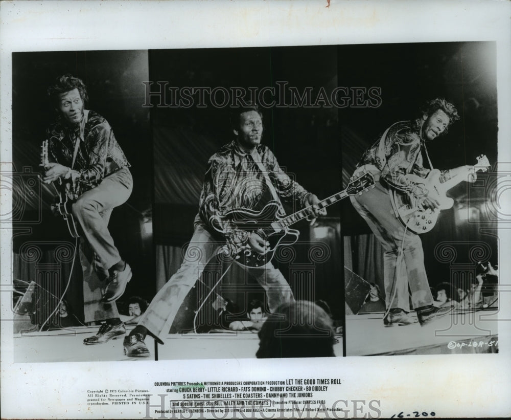 1975 Press Photo Let The Good Times Roll starring Chuck Berry &amp; others- Historic Images