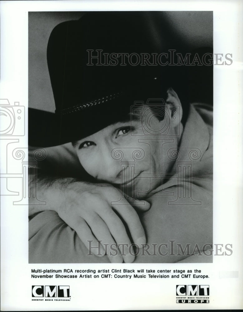 1994 Press Photo Clint Black is the November Showcase Artist on CMT. - spp46462- Historic Images