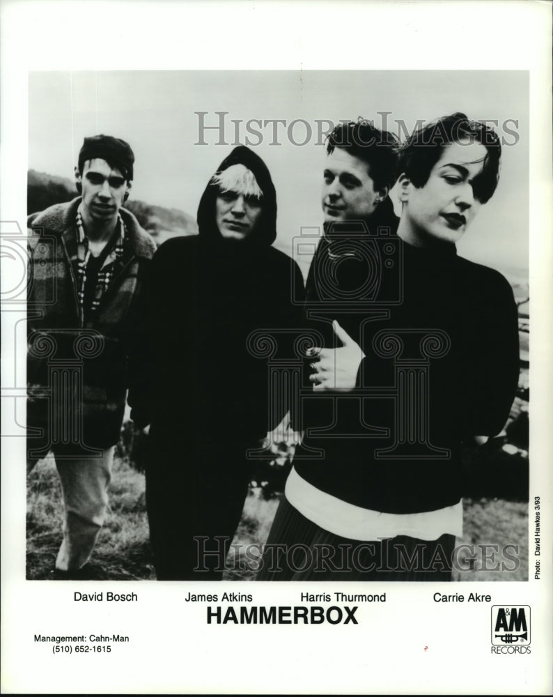 1993 Press Photo Hammerbox band members - spp47665- Historic Images