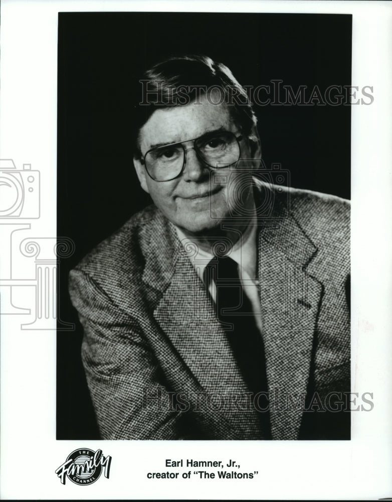 1997 Press Photo Earl Hamner, Junior, creator of &quot;The Waltons&quot; - spp48250- Historic Images