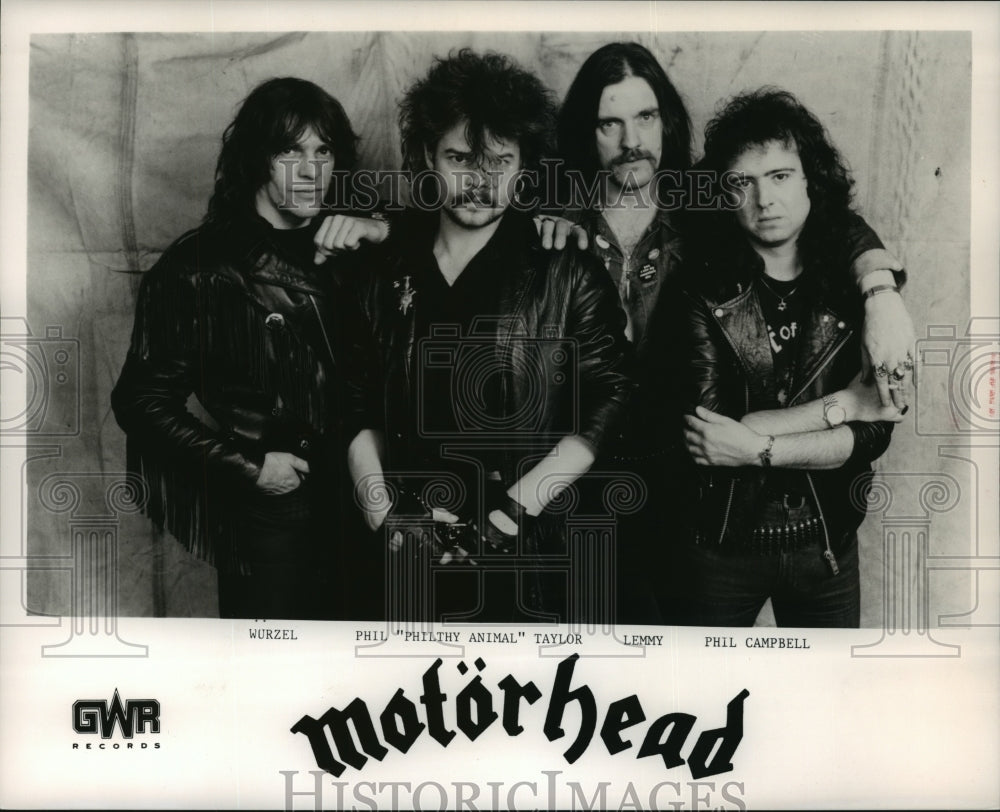 1987 Press Photo Members of the band MotÃƒÆ’Ã‚Â¶rhead - spp51674- Historic Images