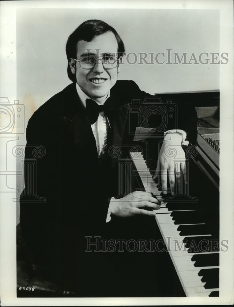 1981 Press Photo Andre-Michel Schub, Santa Fe Chamber Music Festival- Historic Images