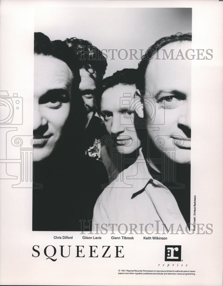 1991 Press Photo Member of the British Band &quot;Squeeze&quot; - spp60891- Historic Images