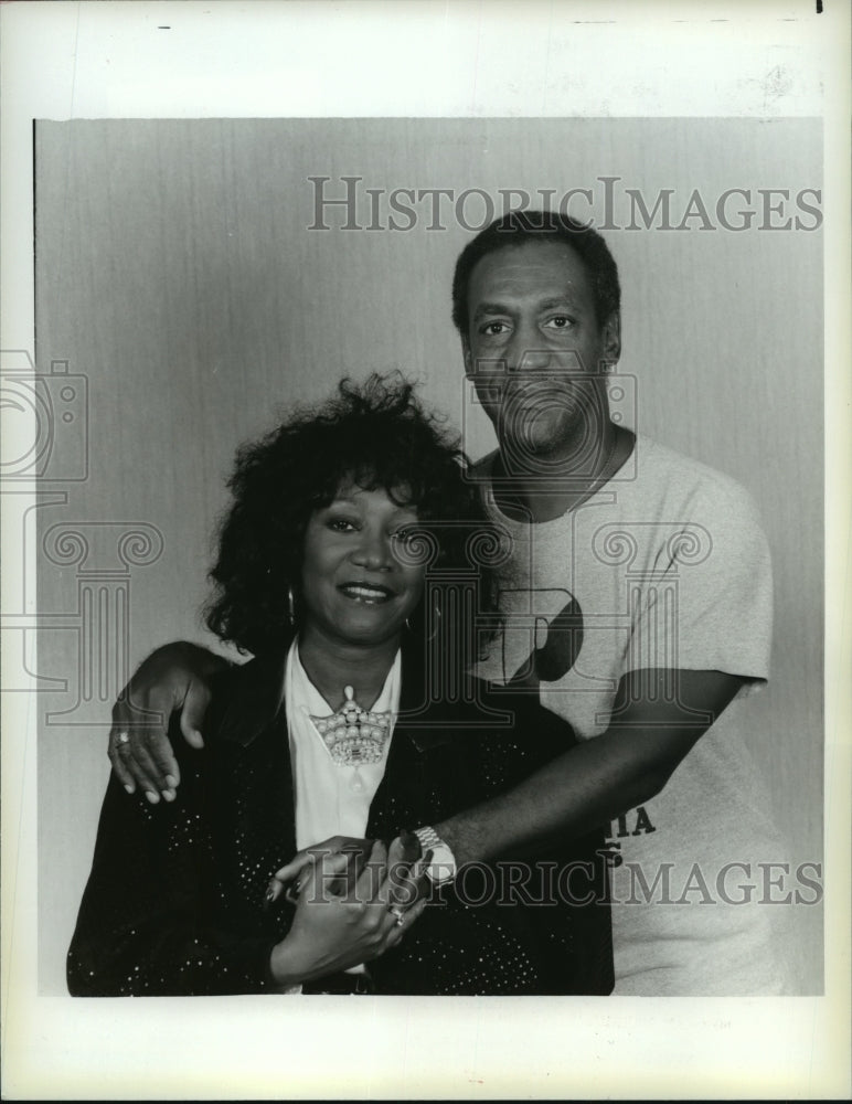1985 Press Photo Bill Cosby appears as a guest on &quot;The Patti La Belle Show&quot;- Historic Images