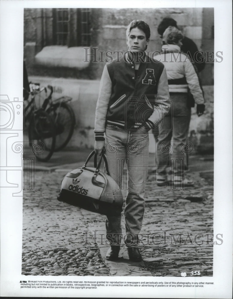 1984 Press Photo Rob Lowe stars in &quot;Oxford Blues&quot; - spp69799- Historic Images