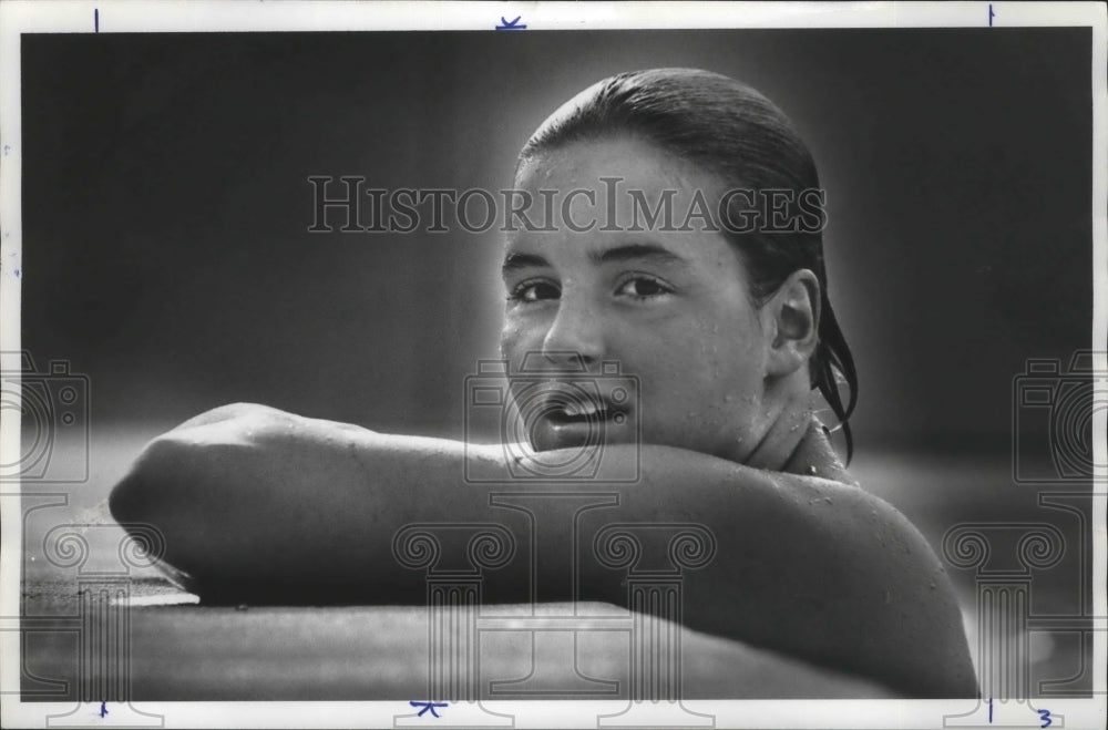 1979 Press Photo Swimmer, Catherine Clark - sps00153- Historic Images