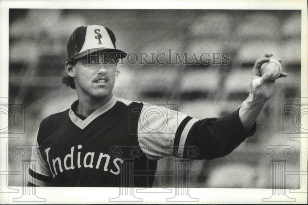 1983 Press Photo Baseball player Darrin Cloninger - sps00203- Historic Images