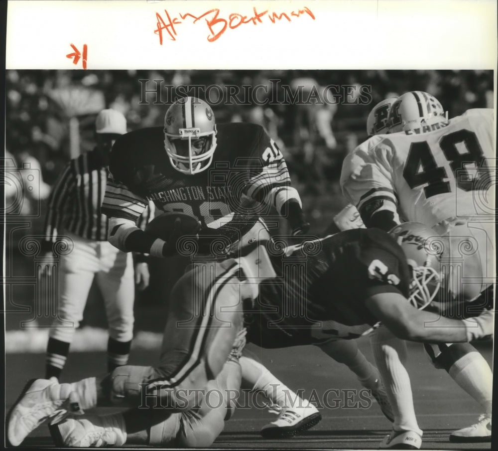 1986 Press Photo Washington State football player, Alan Boatman - sps00266- Historic Images