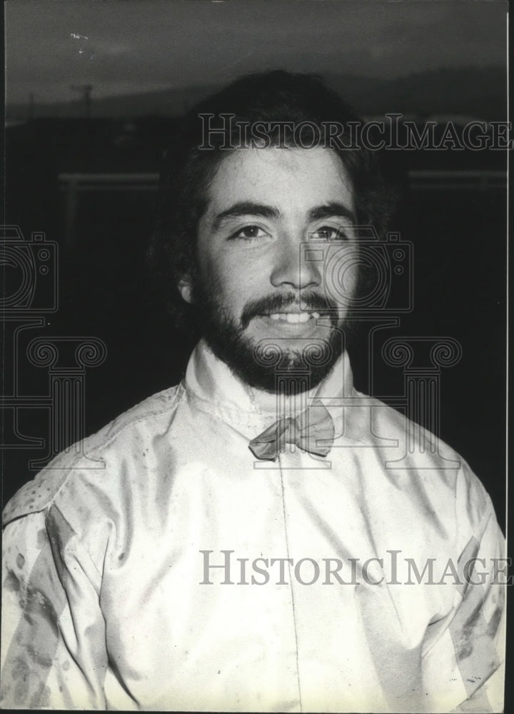 1980 Press Photo Jockey Randy Colton at the Playfair - sps00400- Historic Images