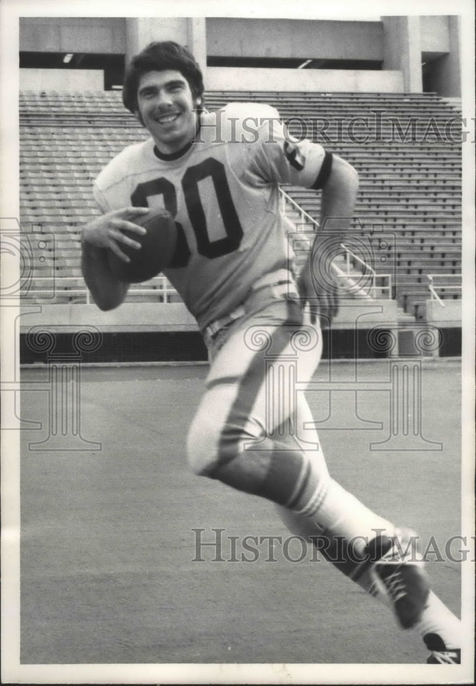 1976 Press Photo Football standout Jay Curcio excited to play - sps00459- Historic Images