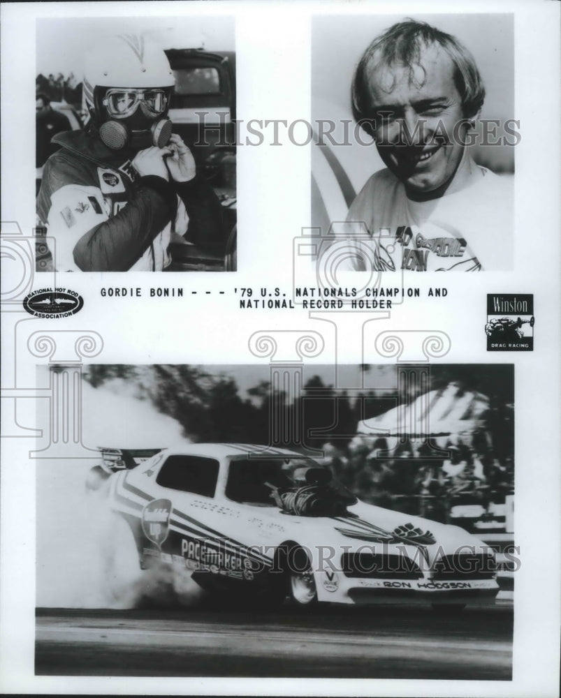 1979 Press Photo Auto racing&#39;s Gordie Bonin, &#39;79 U.S. Nationals Champion- Historic Images