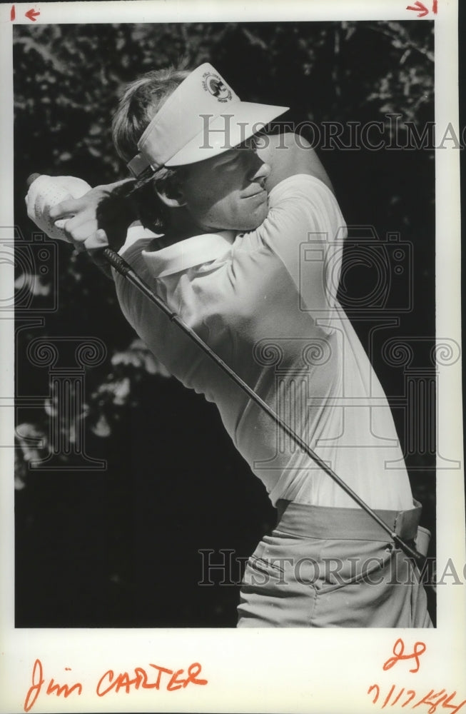 1984 Press Photo Golfer Jim Cater of Arizona State - sps00982- Historic Images