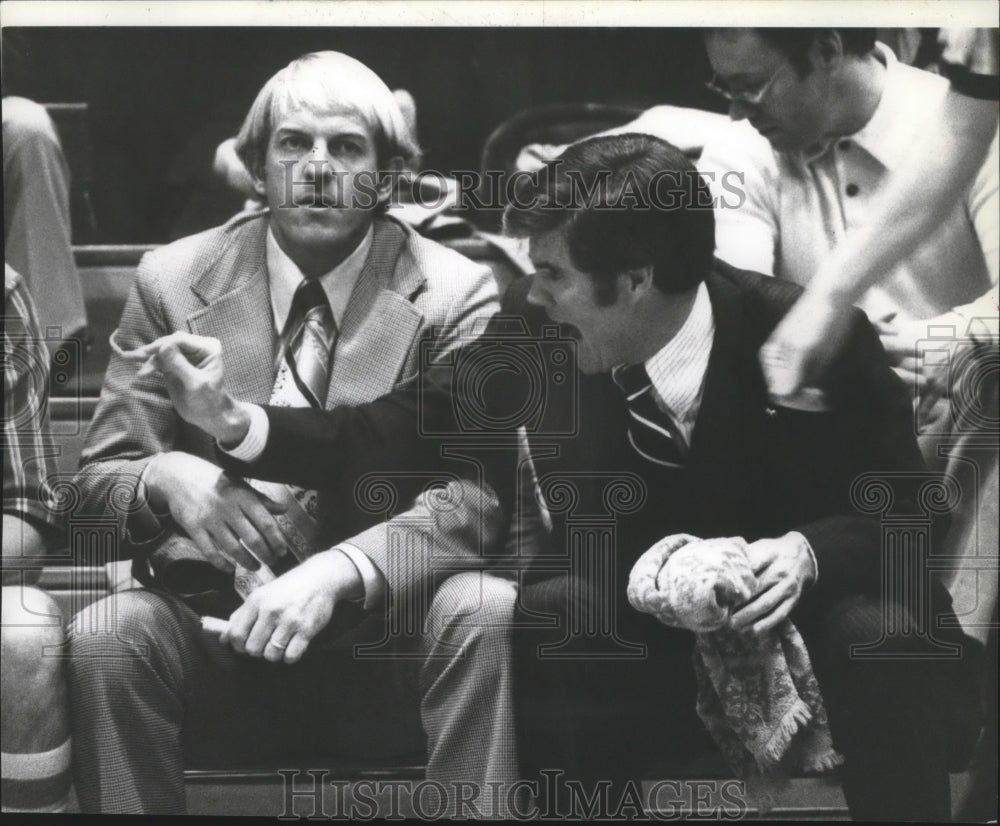 1978 Press Photo Basketball coaches, John Dybrig and Dan Fitzgerald - sps02399- Historic Images