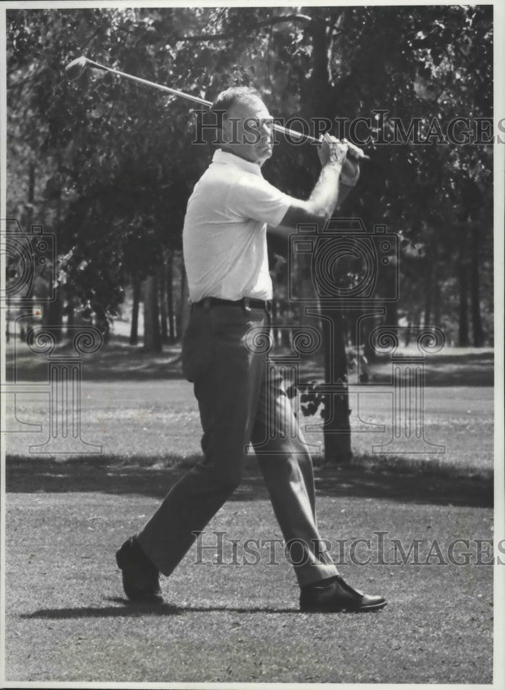 1977 Press Photo Bob Duden, Portland golfer - sps02426- Historic Images