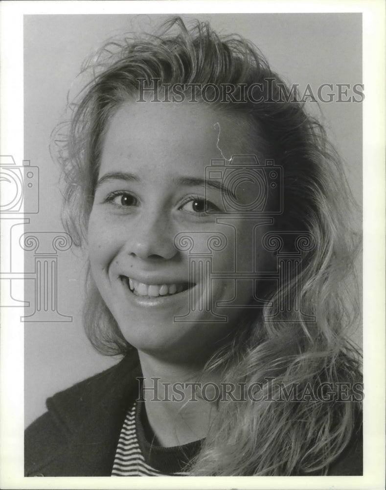 1989 Press Photo University of Hawaii volleyball player, Sam Ammivato.- Historic Images