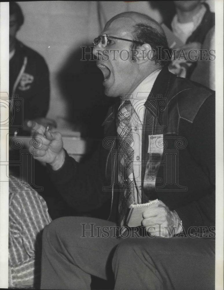 1974 Press Photo Bill Baker, Wrestling Coach - sps03708- Historic Images