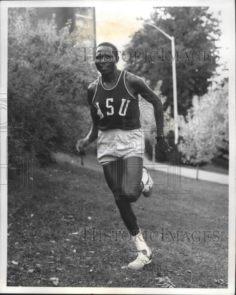 1975 Press Photo Washington State University track &amp; field athlete,Joshua Kimeto- Historic Images