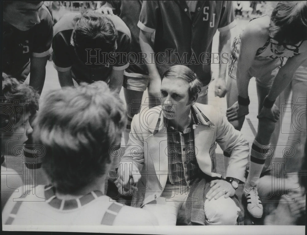 1978 Press Photo Wayne Hohman, St. John basketball team - sps04567- Historic Images