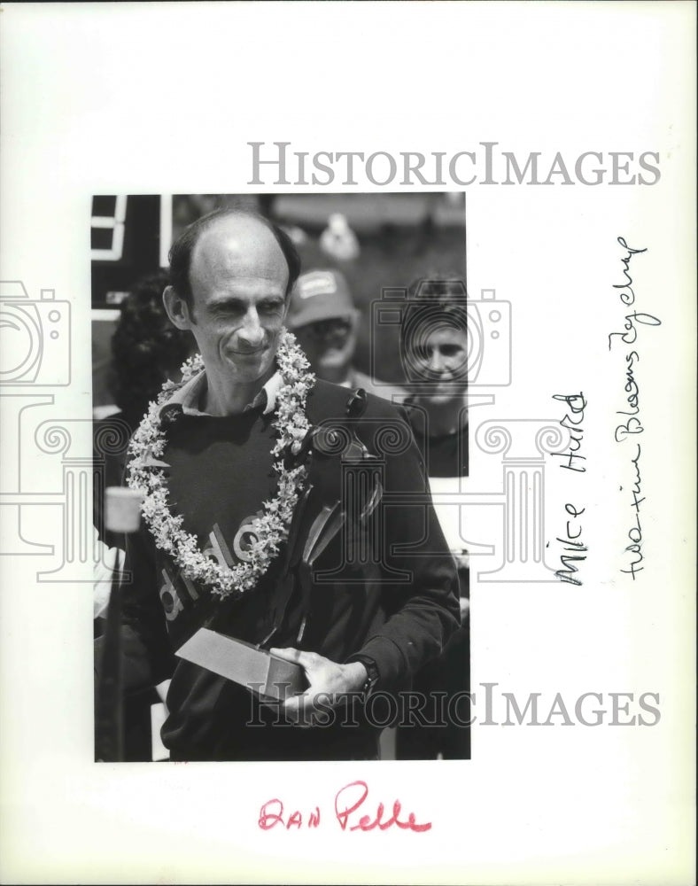 1988 Press Photo Track athlete Michael Hurd seeks third title. - sps05094- Historic Images