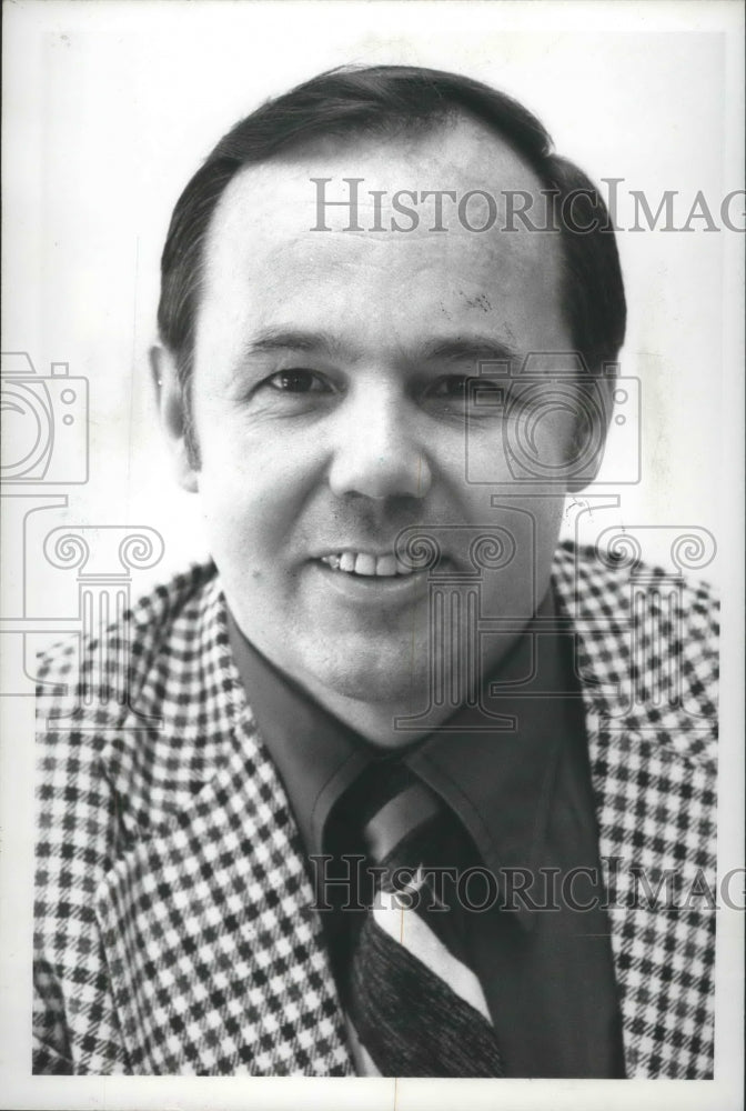 1976 Press Photo Spokane Flyers hockey coach, Tom Hodges - sps05409- Historic Images