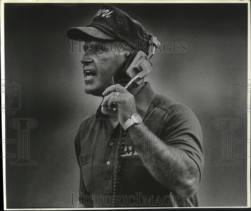 1992 Press Photo Eastern Washington University football coach, Dick Zornes- Historic Images