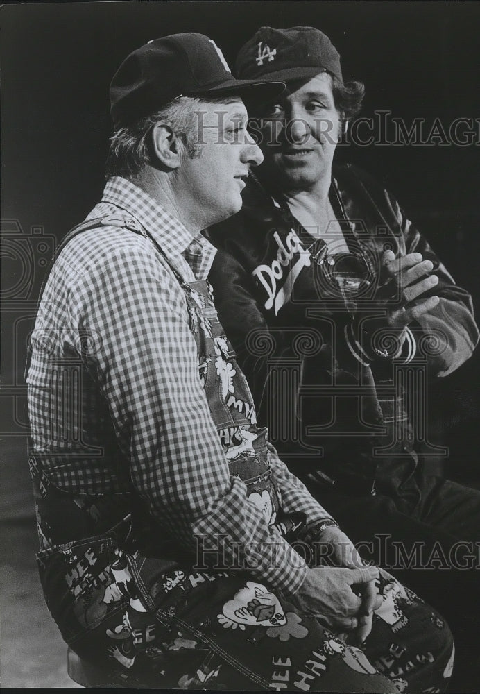 1978 Press Photo L.A. Dodgers baseball&#39;s Tom Lasorda &amp; George &#39;Goober&quot; Lindsey- Historic Images