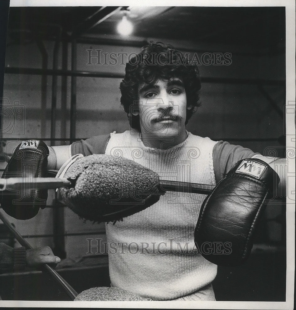 1980 Press Photo Spokane boxer Rocky Kutulas - sps06848- Historic Images