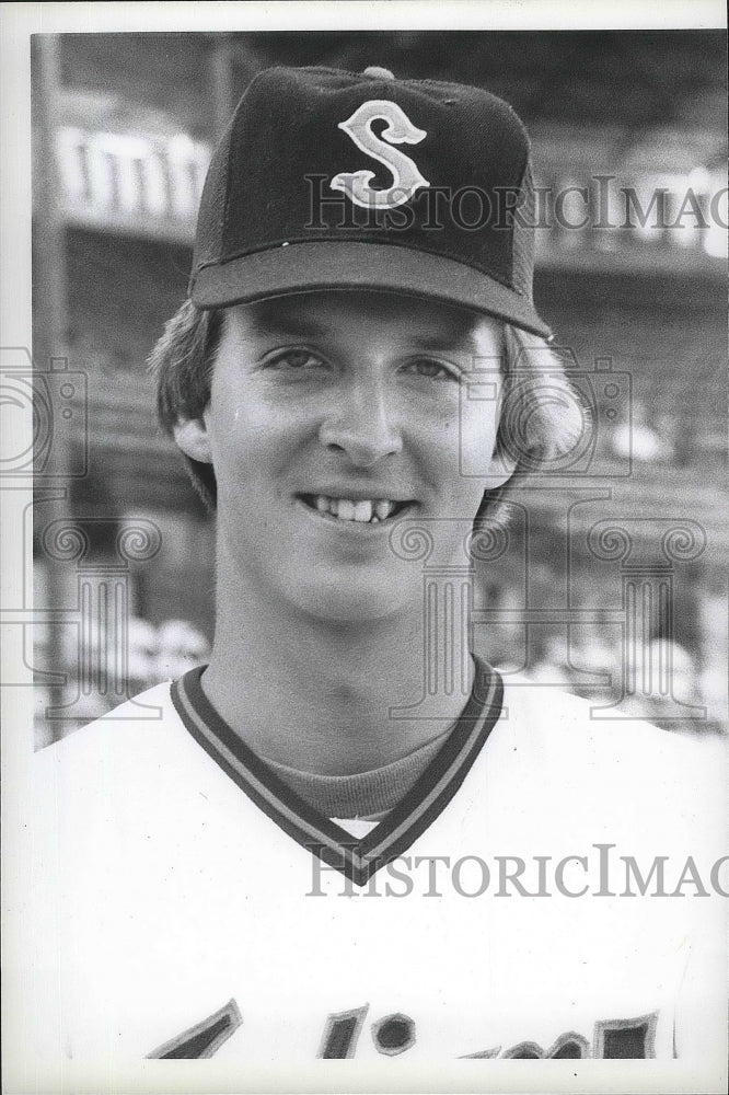 1982 Press Photo Spokane Baseball player Bill Dick - sps06965- Historic Images