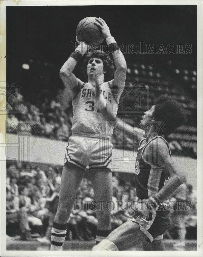 1978 Press Photo Shadle Park basketball&#39;s Don Garves during AAA regionals game- Historic Images