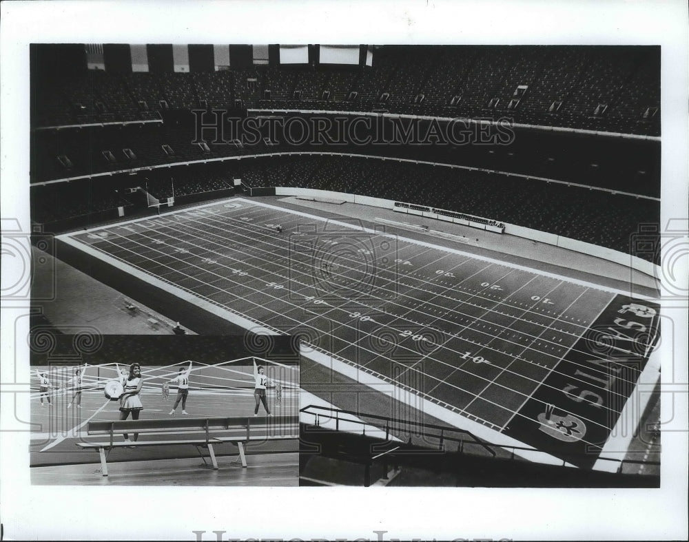 1986 Press Photo A general view of the Tulane Stadium in New Orleans - sps07270- Historic Images