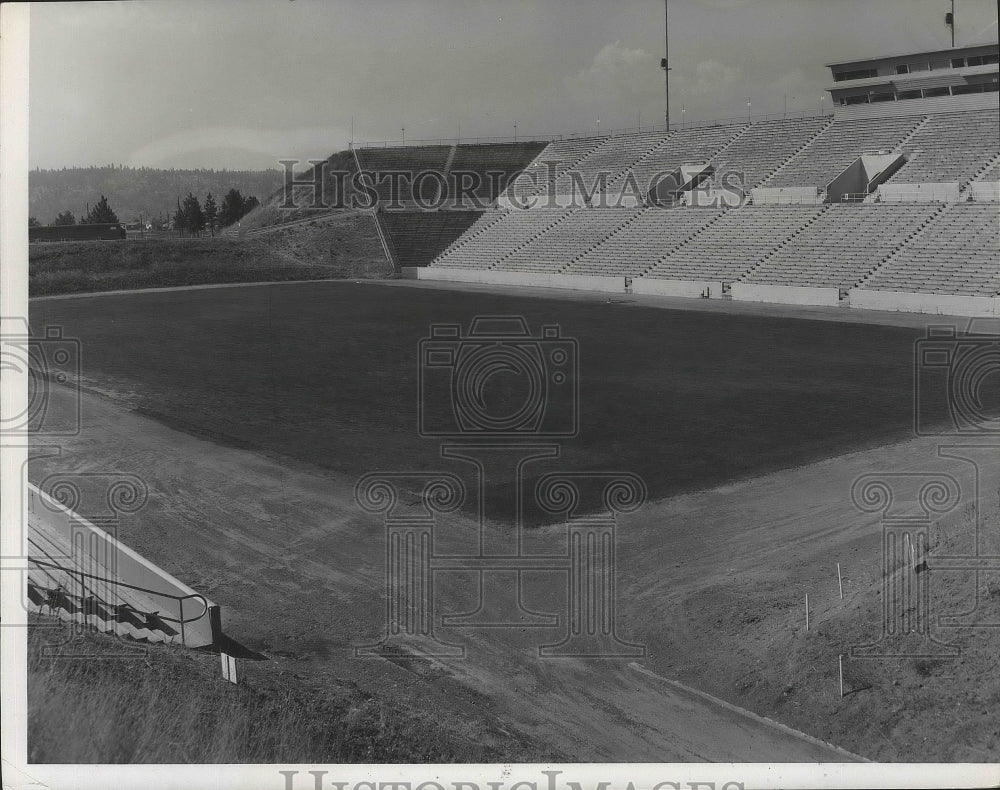 1960 Press Photo A view from the Northwest corner of the Memorial stadium turf- Historic Images