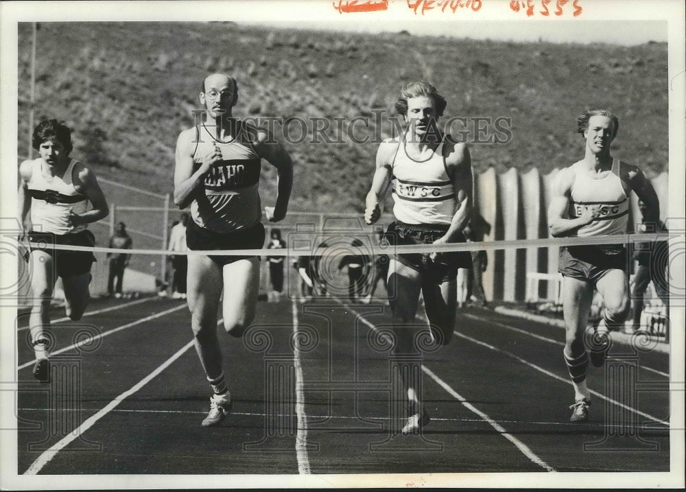 1978 Press Photo Eastern Washington State College track athlete, Jim Lust- Historic Images