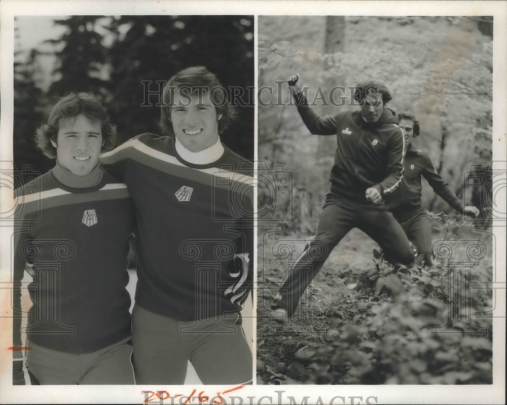 1980 Press Photo Olympic skiers, twins, Phil and Steve Mahre - sps08655- Historic Images