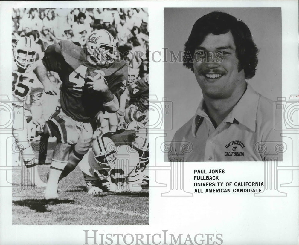 1979 Press Photo University of California fullback Paul Jones - sps08724- Historic Images