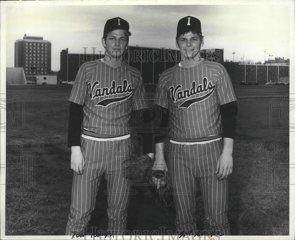 1976 Press Photo Vandals Baseball Joe Kampa - sps08779- Historic Images