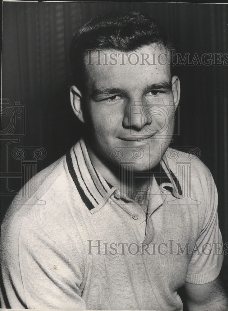 1958 Press Photo Boxer Terry Lewis - sps09138- Historic Images