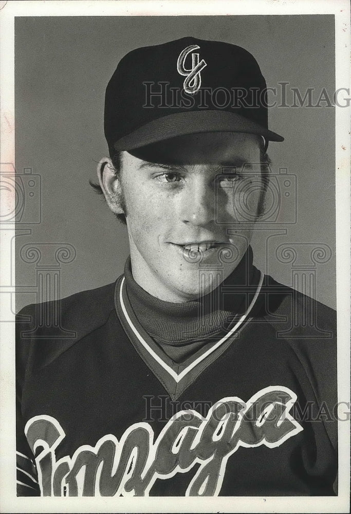 1976 Press Photo Gonzaga University baseball player, Don Lyons - sps09364- Historic Images