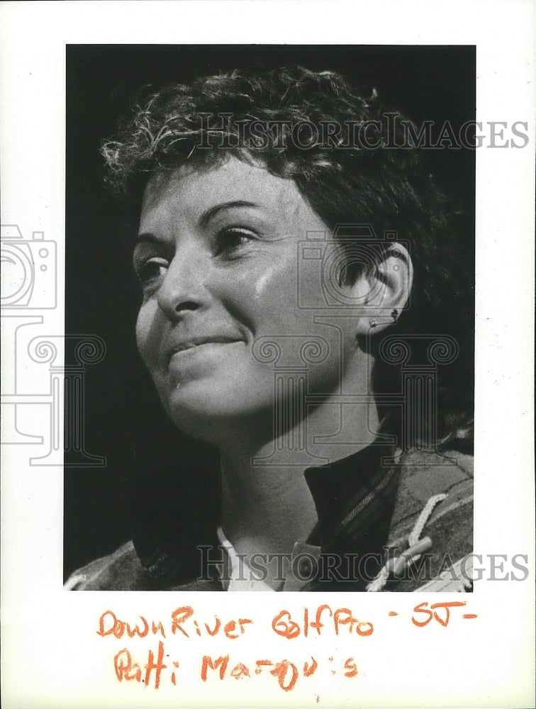 1986 Press Photo Down River Golf Pro, Patti Marquis - sps09545- Historic Images