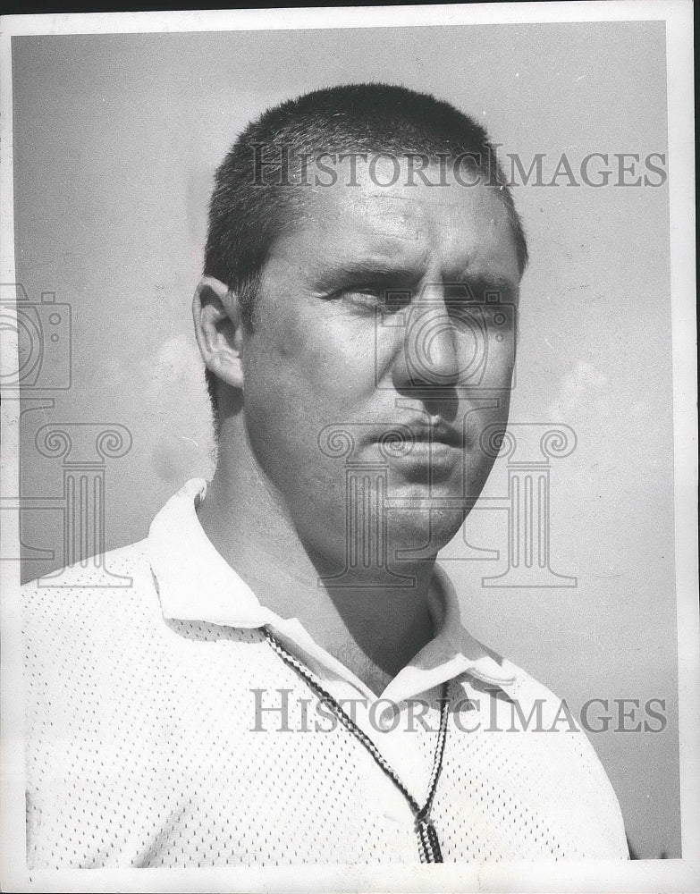 1970 Press Photo Ferris High School football coach, Don Matthews - sps09556- Historic Images