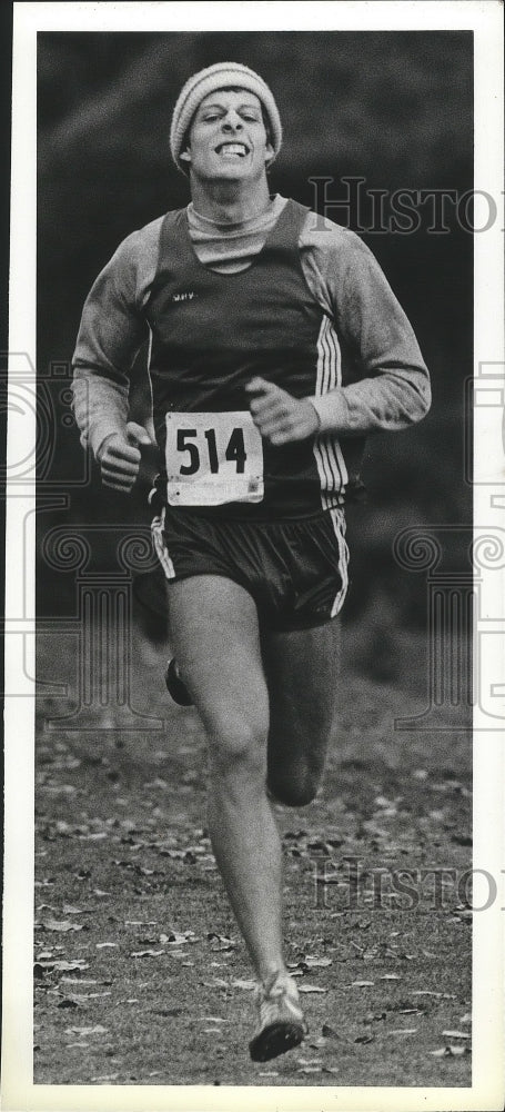 1983 Press Photo Track &amp; field runner, John Janzen, A-boys winner - sps09668- Historic Images