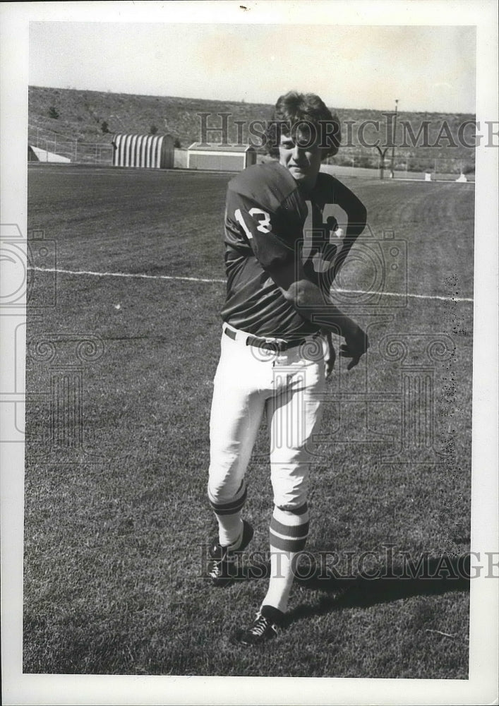 1976 Press Photo Eastern Washington University football player, Mark Laitala- Historic Images